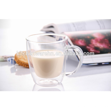 Haonai High Quality Hand Made heat resistant coffee glass mug